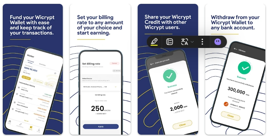 Wicrypt 是一个去中心化的共享和货币化移动网络。
